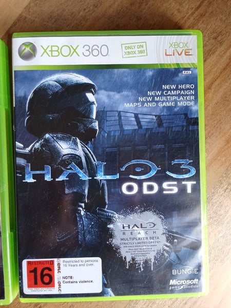 Xbox360 Halo Reach and Halo 3 ODST Carousel 2