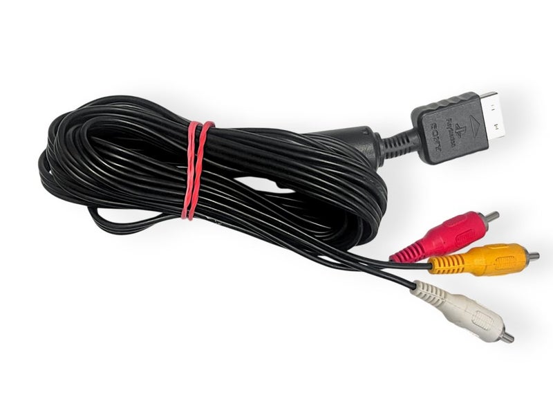 GENUINE SONY PlayStation AVI Cable (PS1 / PS2 / PS3) Carousel 1