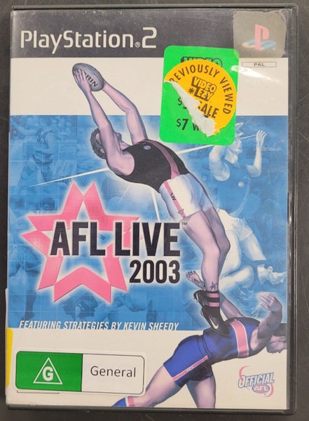 AFL Live 2003 PS2 Game Carousel 1