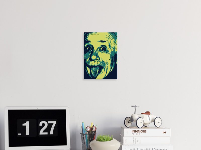 Pop Art - Albert Einstein - Science - Green - Art Prints Carousel 2