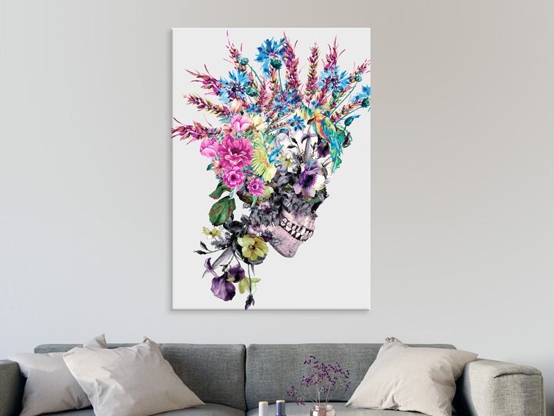 Skull - Contemporary - Abstract - Day Of The Dead - Artwork Carousel 2