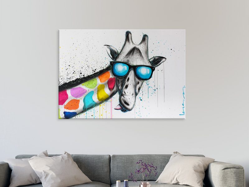 Giraffe - Pop Art - Animal - Colourful - Graffiti - Artwork Carousel 2
