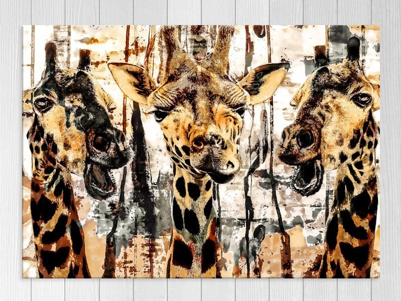 Giraffe - Contemporary Art - Pop Art - Animal - Art Prints Carousel 1
