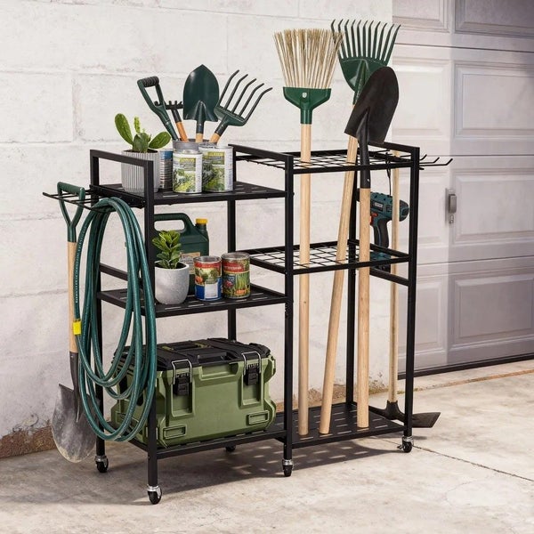 6 Tier Garden Tool Organizer Carousel 1