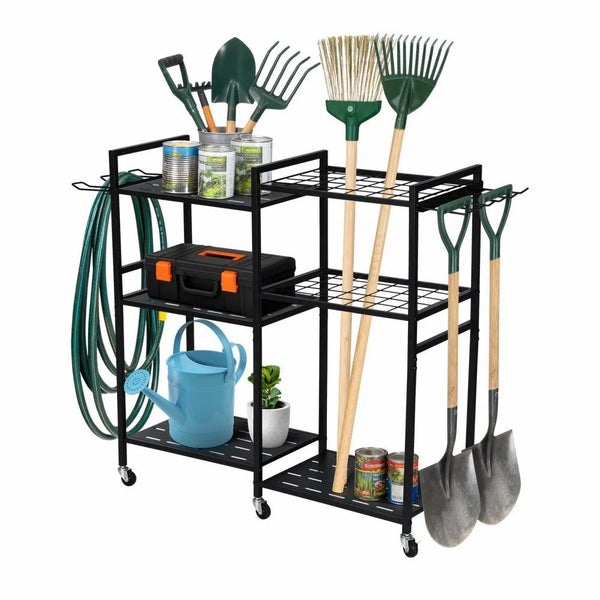 6 Tier Garden Tool Organizer Carousel 2
