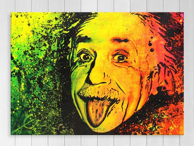 Pop Art - Albert Einstein - Science - Art Prints Carousel 1