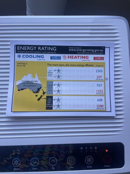 Sheffield portable air con and heater Carousel 6