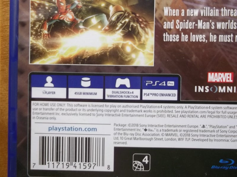 Marvel Spider-Man - PS4 Game - Excellent Condition Carousel 4