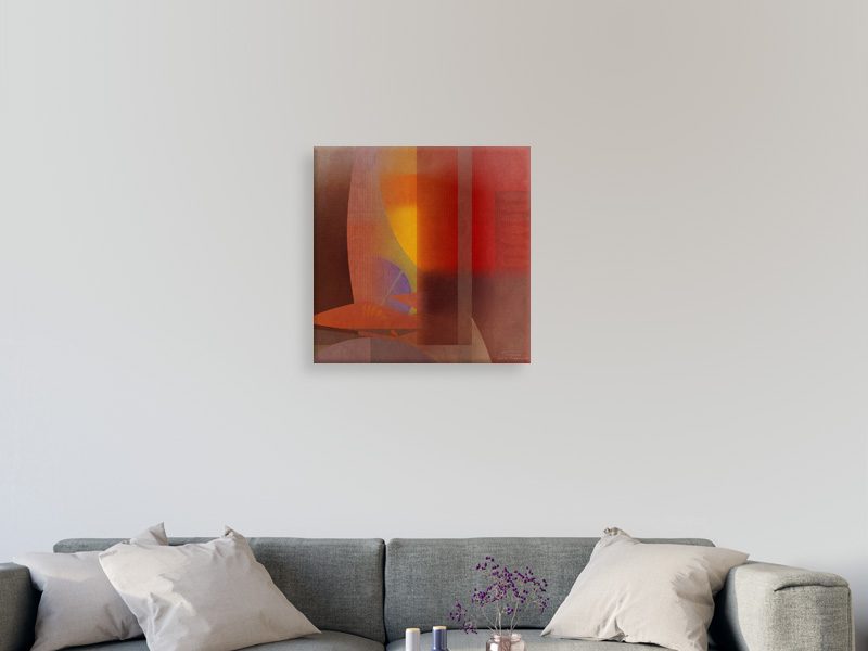 Abstract Art - Contemporary Art - Red - Yellow - Wall Art - Art Prints Carousel 2