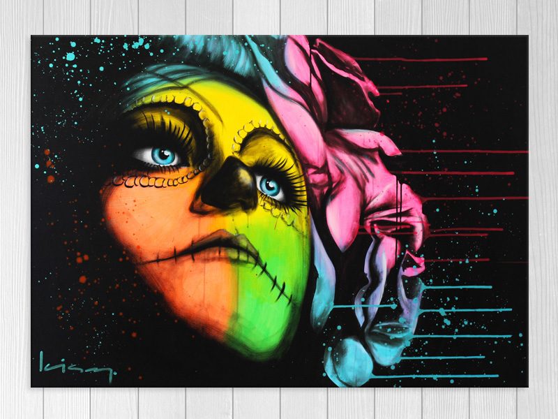 Sugar Skull - Pop Art - Colourful - Graffiti - Art Prints Carousel 1