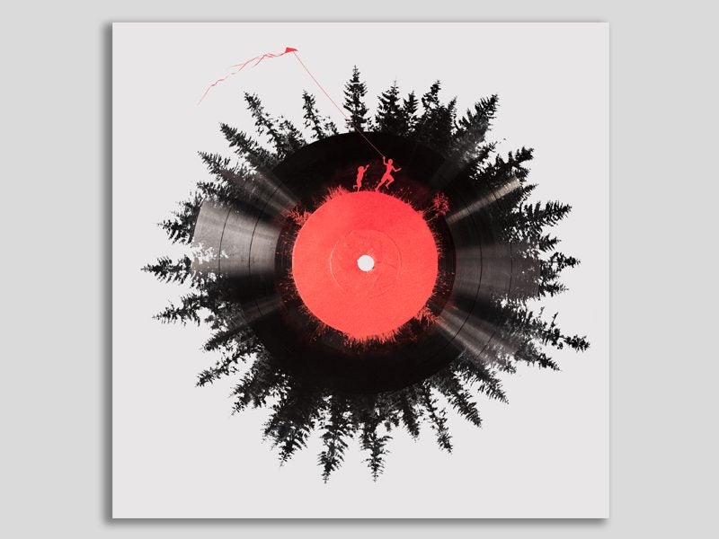 Abstract Vinyl - Contemporary - Artwork - Square Carousel 1