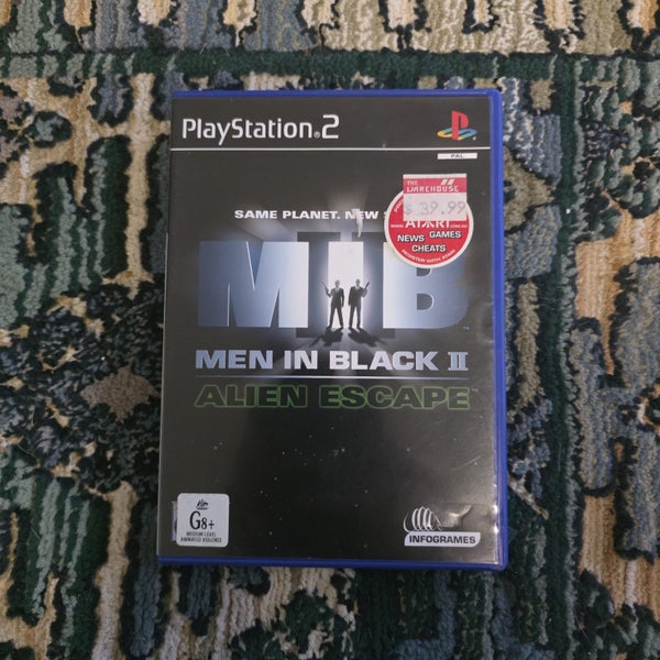 Men in Black 2 Alien Escape PAL Complete CIB Playstation 2 PS2 Carousel 1