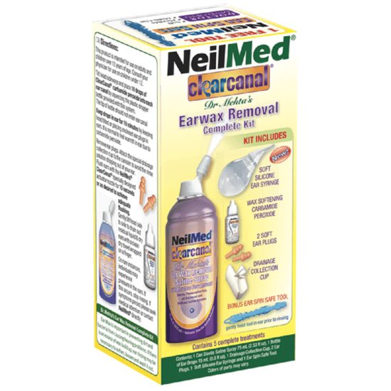 Neilmed Clearcanal Ear Wax Removal Complete Kit 75mL Carousel 1