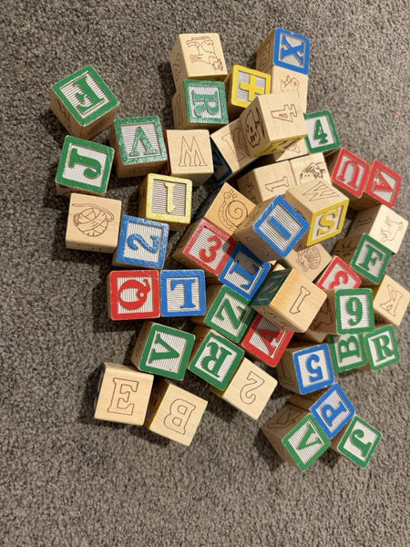 Melissa & Doug Wooden Alphabet Blocks – Learning Toy Carousel 2