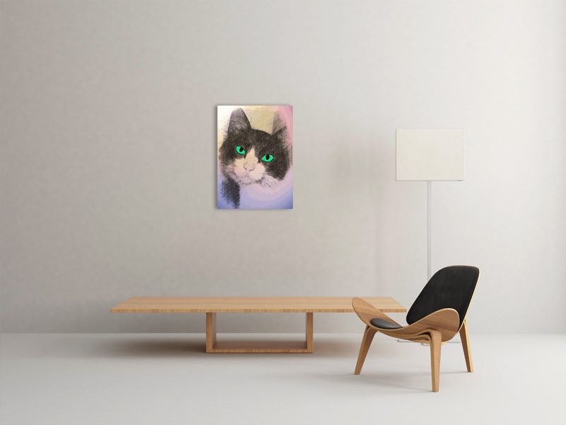 Cat - Painting - Canvas Art - A2 Carousel 2