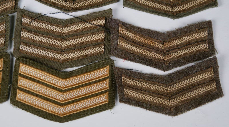 Collection of Vintage Military Rank Insignia (Shoulder Patches?) Carousel 2