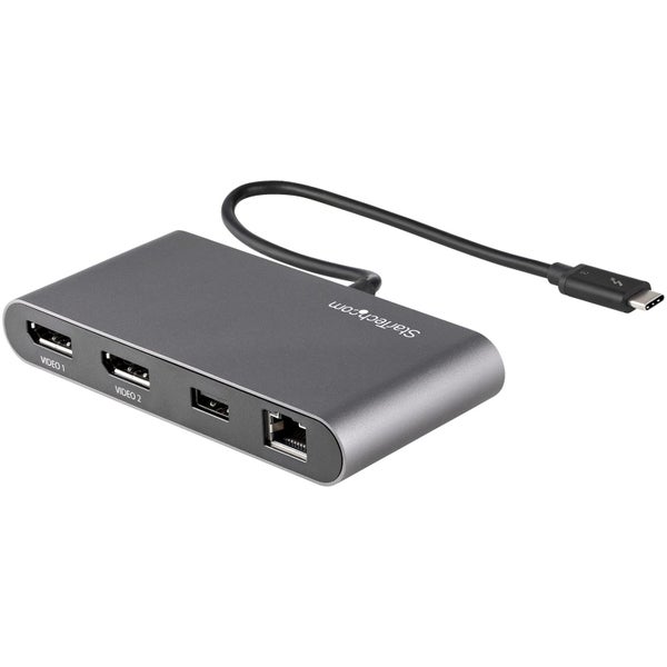 StarTech.com Thunderbolt 3 Dual 4K Mobile Dock 2x DisplayPort - 1x USB 3.2 - 1x Carousel 2