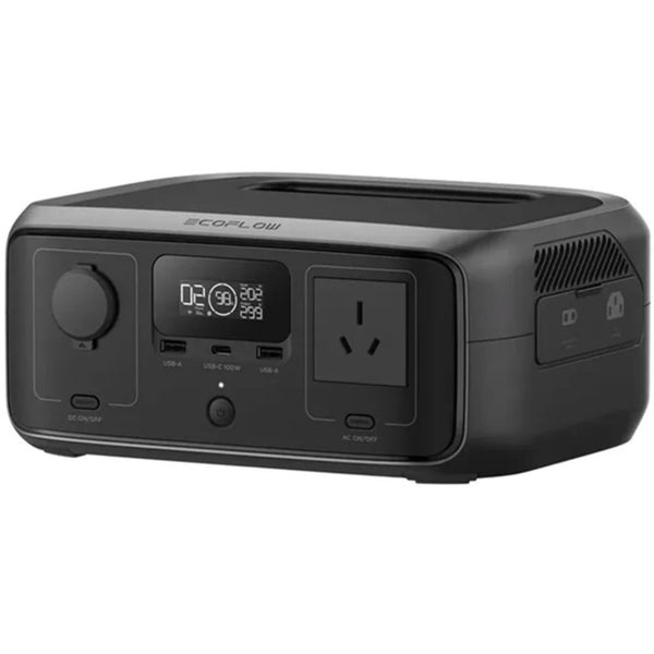 ECOFLOW River 3 UPS Portable Power Station 245WH 1* AC 300W, 2* USB-A 12W, 1* Carousel 2