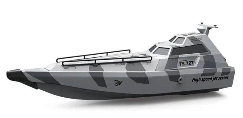 TX727 High Speed RC Jet boat 30km/h 2.4GHz - Grey Carousel 1