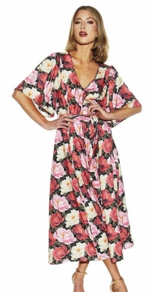 Fate + Becker lyrical midi dress sz10 Carousel 1
