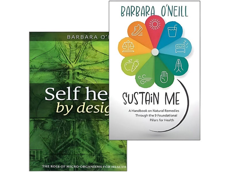 Sustain Me and Self Heal by Design - Barbara O'Neill Books - (NZ Clearance)