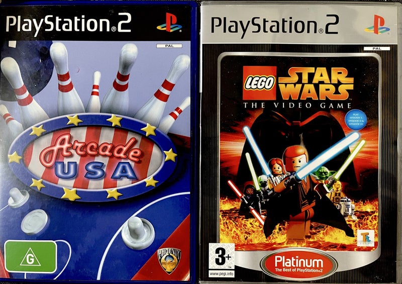 PS2 Arcade USA + Lego Star Wars PS2 Carousel 1