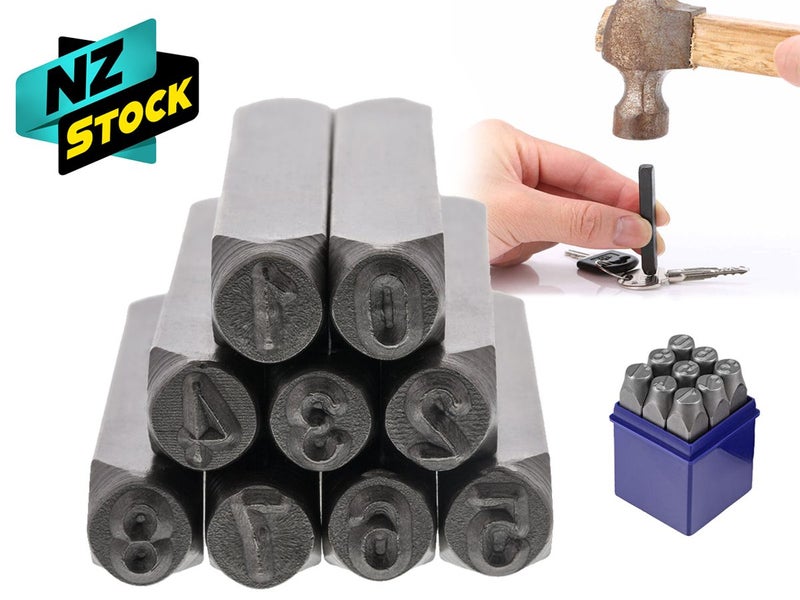 Number Punch Stamp 9 Pcs Carousel 1