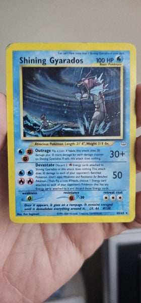 Shining Gyarados #65 - Pokémon Neo Revelation Carousel 1