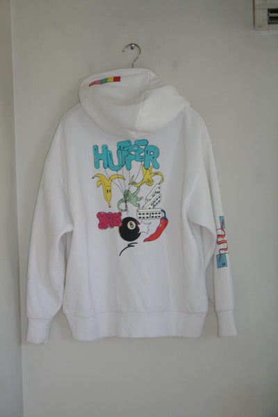 HUFFER X STUDIO BON HOODY, SIZE 14, GOOD CONDITON. ONBEHALF23 BRASTAR23. EA Carousel 2