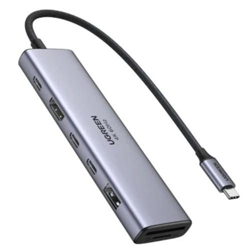 UGREEN USB-C Hub 7-in-1 HDMI+2xUSB-C 3.2+1xUSB-A 3.2+SD/TF+PD [UG-45521] Carousel 1