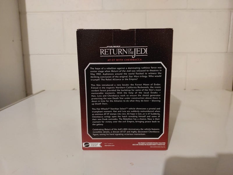 HOT WHEELS STARSHIPS SELECT - CHEWBACCA AT-ST Carousel 2