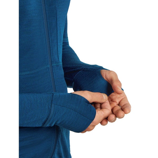 icebreaker Men's Merino Blend 200 RealFleece Descender LS Zip Hoodie Carousel 8