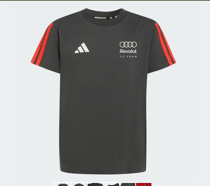 Audi F1 Adidas DNA Small Logo T-Shirt - Black