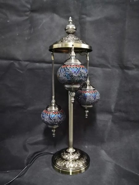 Turkish Mosaic Lamp 5 - Multi Coloured 3 Tier (75cm) Carousel 2