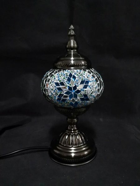 Turkish Mosaic Lamp (Blue) Carousel 2