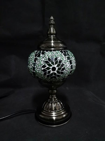 Turkish Mosaic Lamp - (Green) Carousel 2