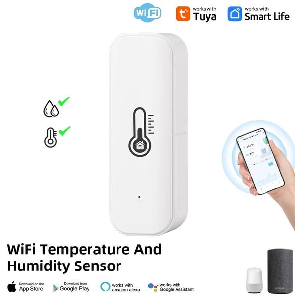 Tuya WiFi Temperature and Humidity Sensor - New Carousel 1