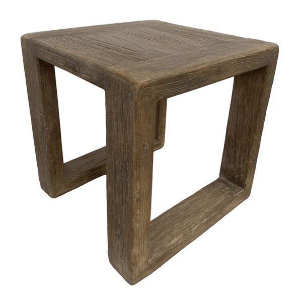 Harvest End Table - Reclaimed Elm Carousel 1