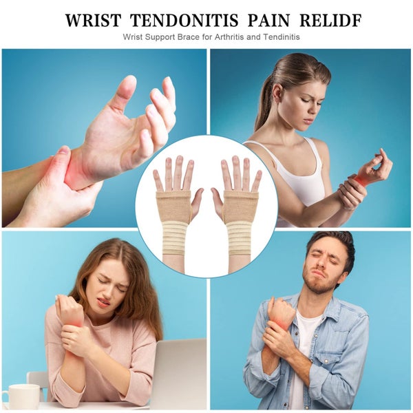 Elastic Wrist Support with Strap Adjustable Wrist Strap Relieves Wrist Pressure Carousel 2