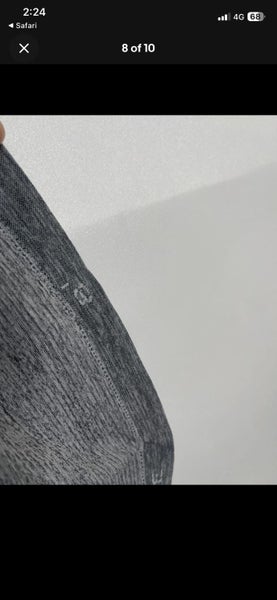 RRP$109 Lululemon Swiftly Tech hip length grey ombré!! Carousel 8