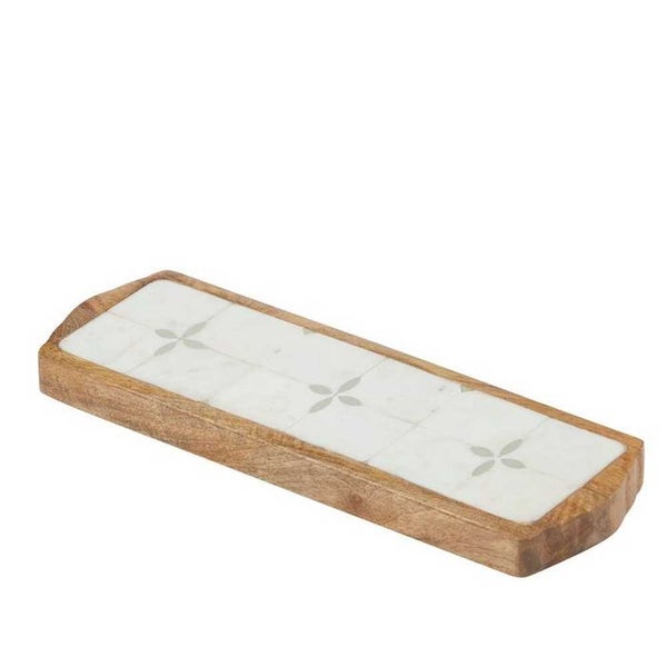 Coast To Coast Laurel Marble / Wood Board 13x36cm Carousel 1