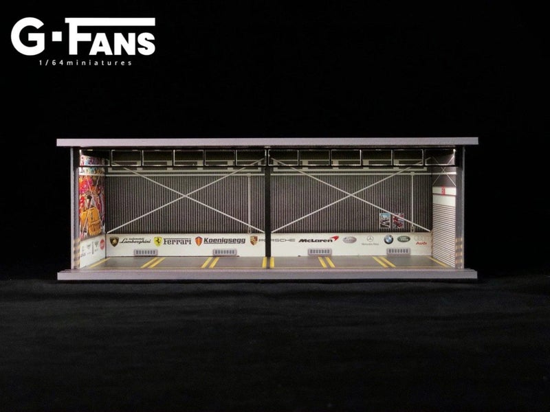 G-Fans 1/64 Garage Diorama with LED 710010 Carousel 1