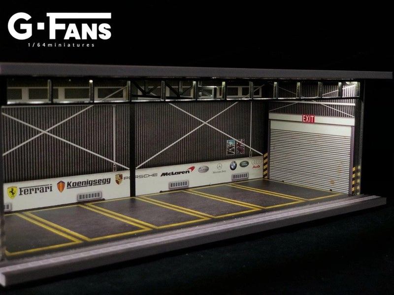 G-Fans 1/64 Garage Diorama with LED 710010 Carousel 2