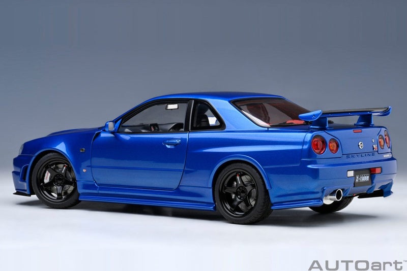 Auto Art 1/18 77462 Nissan Skyline GT-R (R34) Z-tune (Bayside Blue) Carousel 2