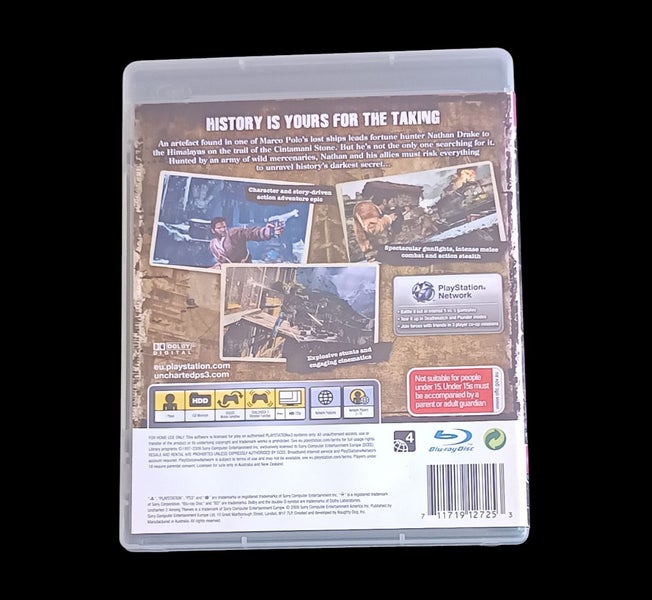 Uncharted 2 Among Thieves PS3 *Complete Carousel 3