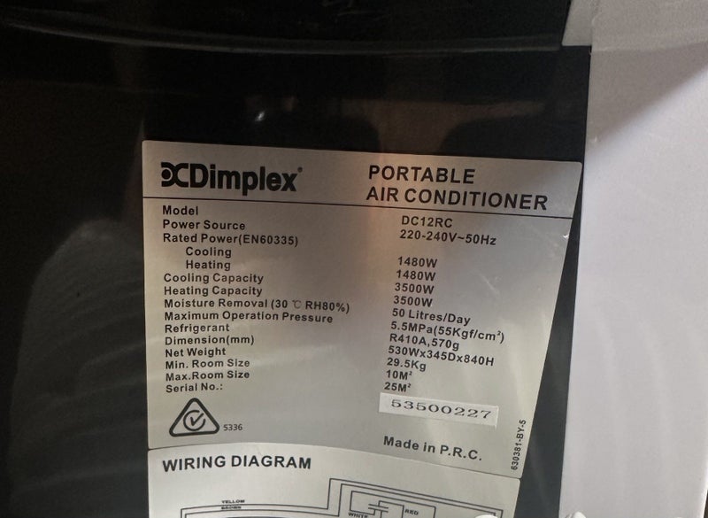 Dimplex Portable Air Conditioning Unit Carousel 5
