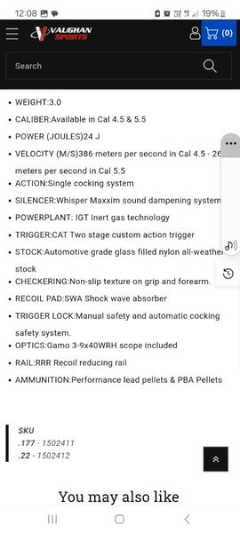 Gamo .22 air rifle Carousel 5