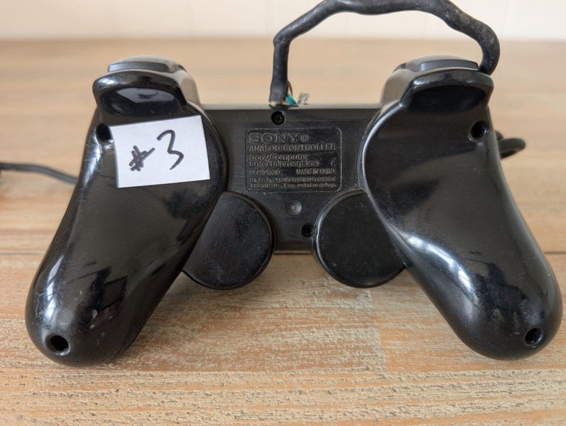 Playstation 2 (PS2) Controller: Black: Working Carousel 3
