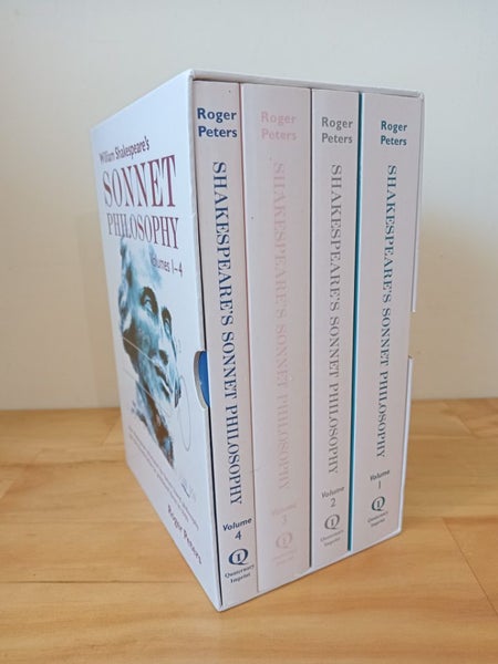 William shakespeares sonnet philosophy volumes 1-4 book boxset by roger peters Carousel 2