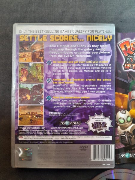 Ratchet And Clank 3 Up Your Arsenal Playstation 2 Carousel 2